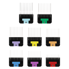 Andis set of 8 Clip-On Combs - Steel