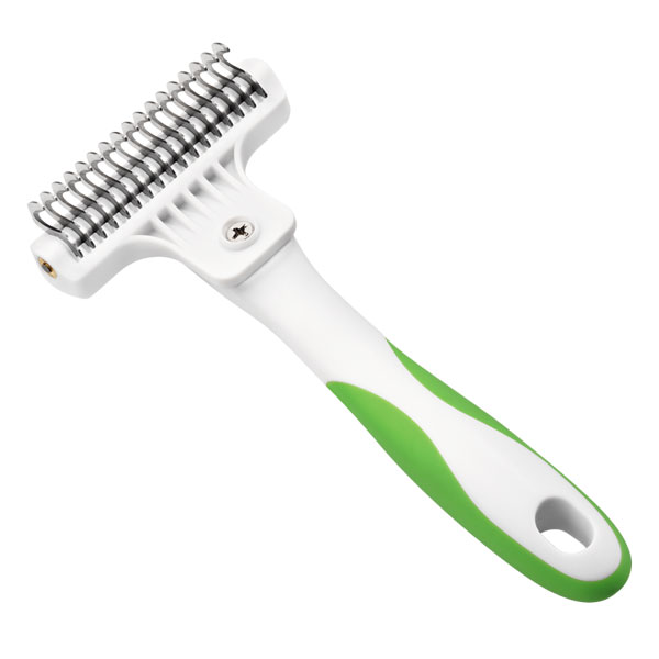 fine tooth deshedding rake