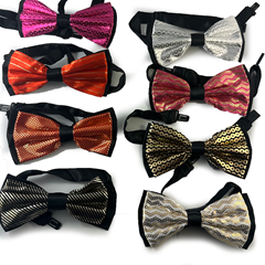 Assorted Fancy Pattern Bowties - 25 pack