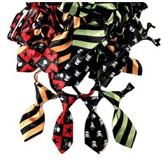 Halloween Small Necktie -Adj. - 25 Pck